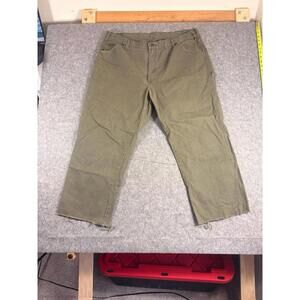 Dickies Pants Men's Brown Carpenter Workwear Canvas Relaxed Outdoor 44x27 Cotton
